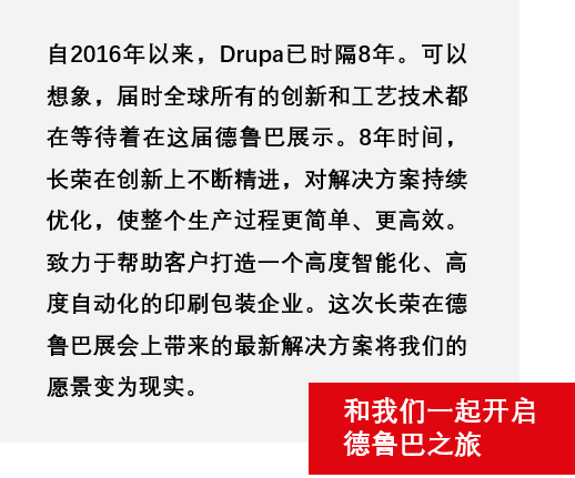 8年蓄势创新能量，凯时尊龙人生就是博Drupa展机揭秘