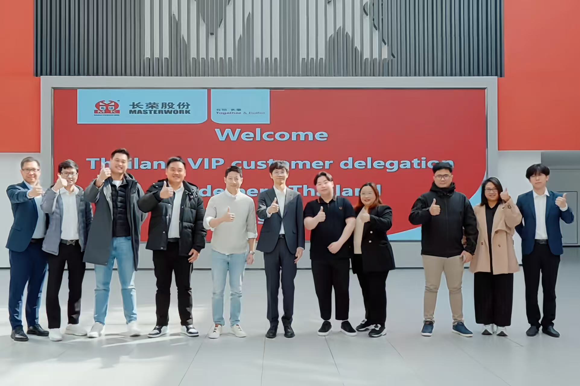 海德堡泰国客户团打卡凯时尊龙人生就是博集团，扩大“国际朋友圈”